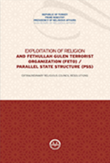İNGİLİZCE DİNİ İSTİSMAR FETÖ/PDY OLAĞANÜSTÜ DİN ŞURASI KARARLARI