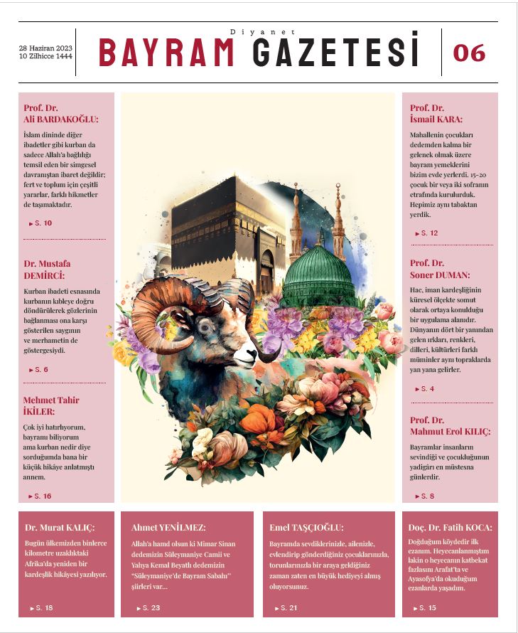 2023 Kurban Bayram Gazetesi
